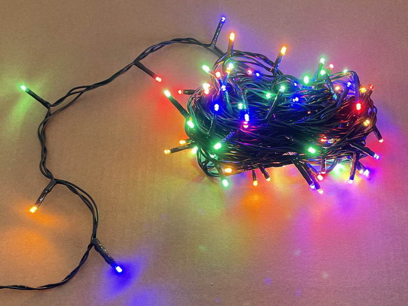 LED String Lights, 120L, multi-color