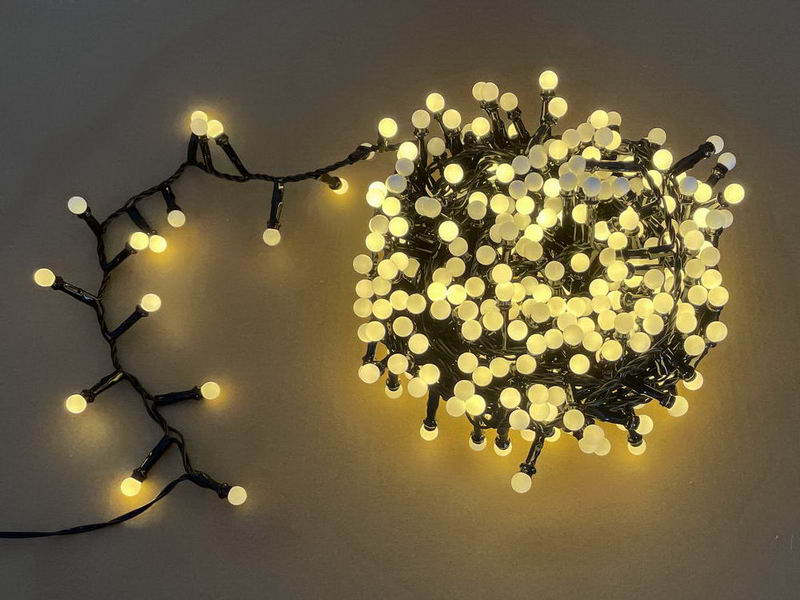 Snake lights with cherry ball, 450L