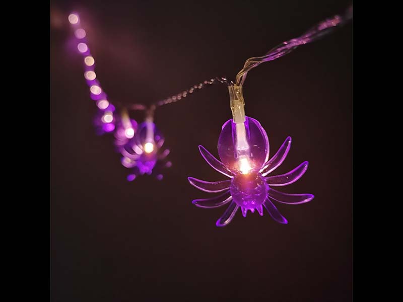 Halloween string lights, Spider