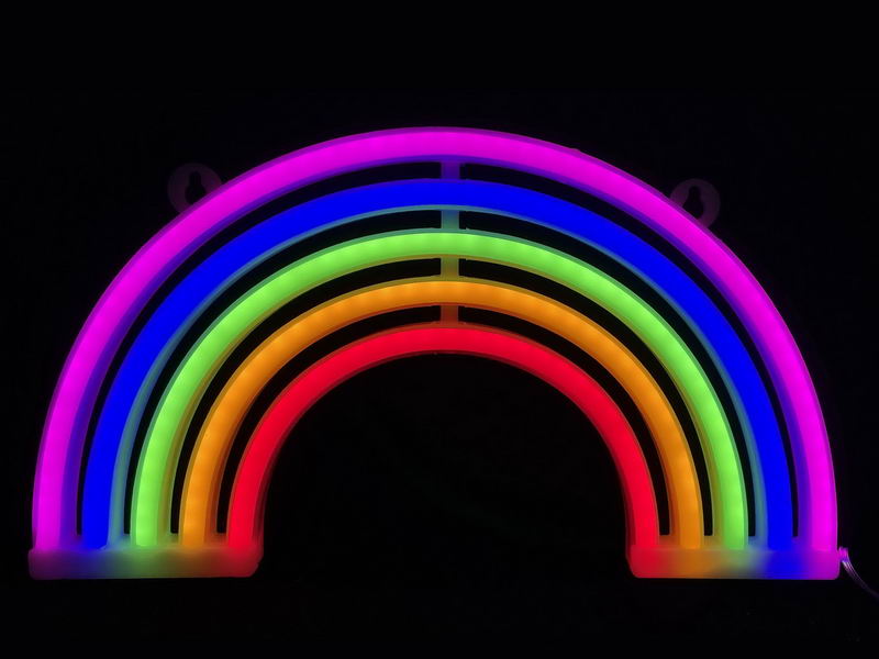 Decorative Hanging Rainbow, neon rope (5 color)